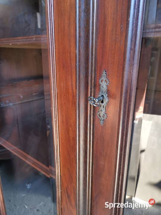 Piękna witryna serwantka biblioteka ok1900r Wałbrzych sprzedam