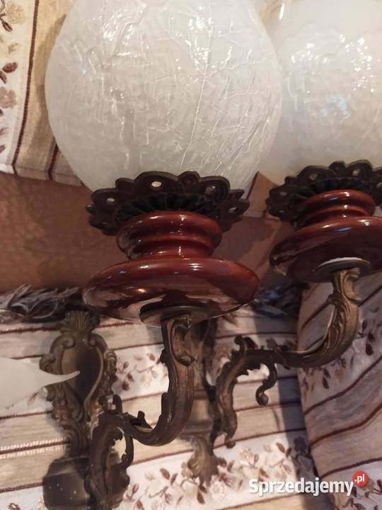 stare mosiężne kinkiety kinkiet wyprzedaż Gorzów Wielkopolski