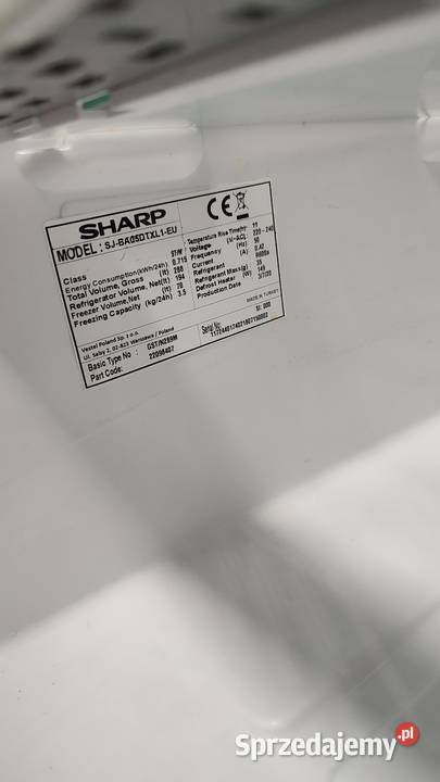 Lodówka Sharp NoFrost 180 Inox Groble sprzedam