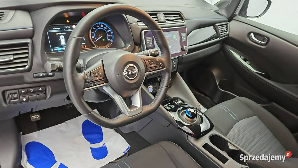 Nissan Leaf 40kWh NConnecta Z Polskiego Salonu szary mazowieckie Warszawa