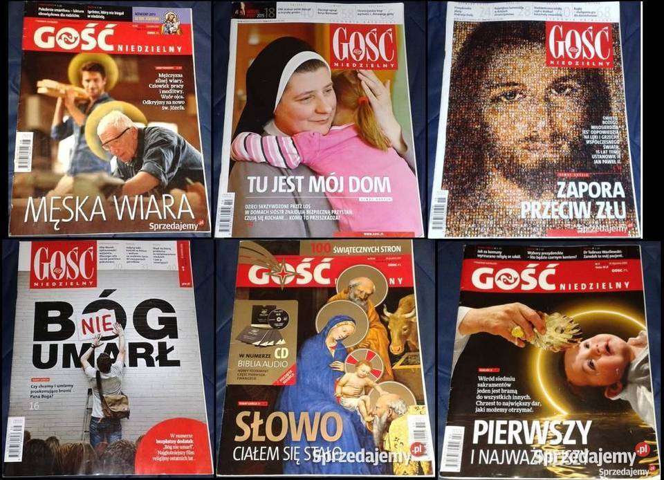 Gość Niedzielny 6 egzemplarzy lubelskie