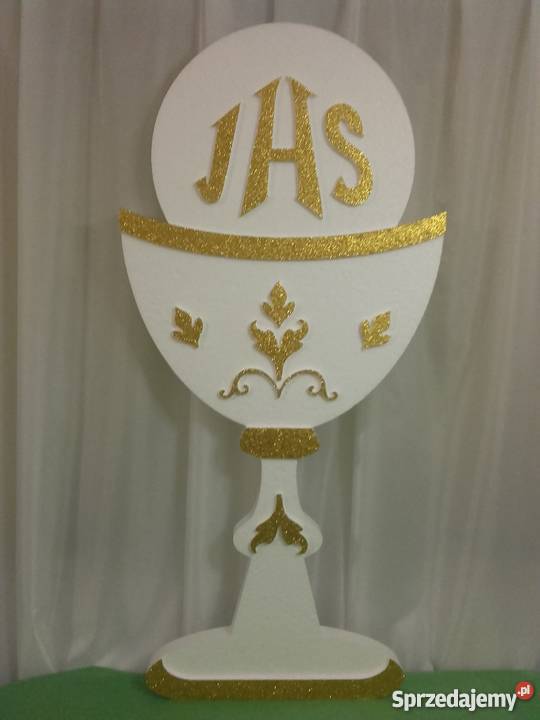 Kielich dekoracja Pierwsza Komunia Boże Ciało wielkopolskie Dobrzyca