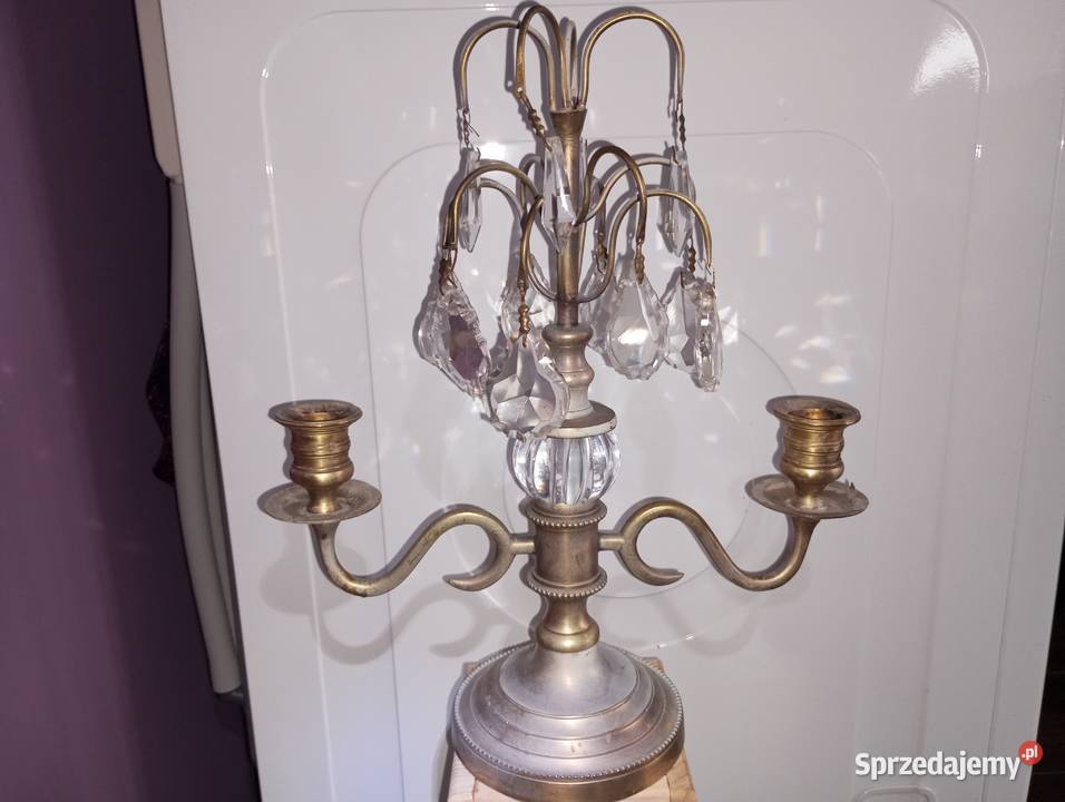 Świecznik mosiężny Biłgoraj