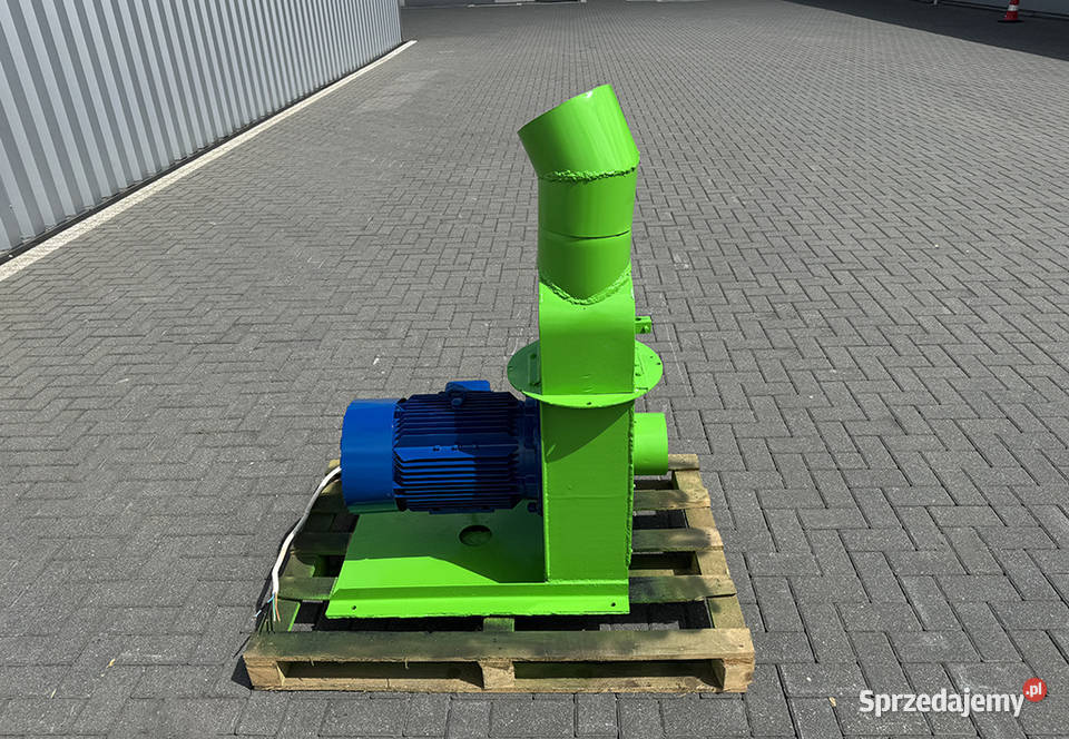 Wentylator do odciągu trocin wyciąg 1155kW Sierakowska Huta