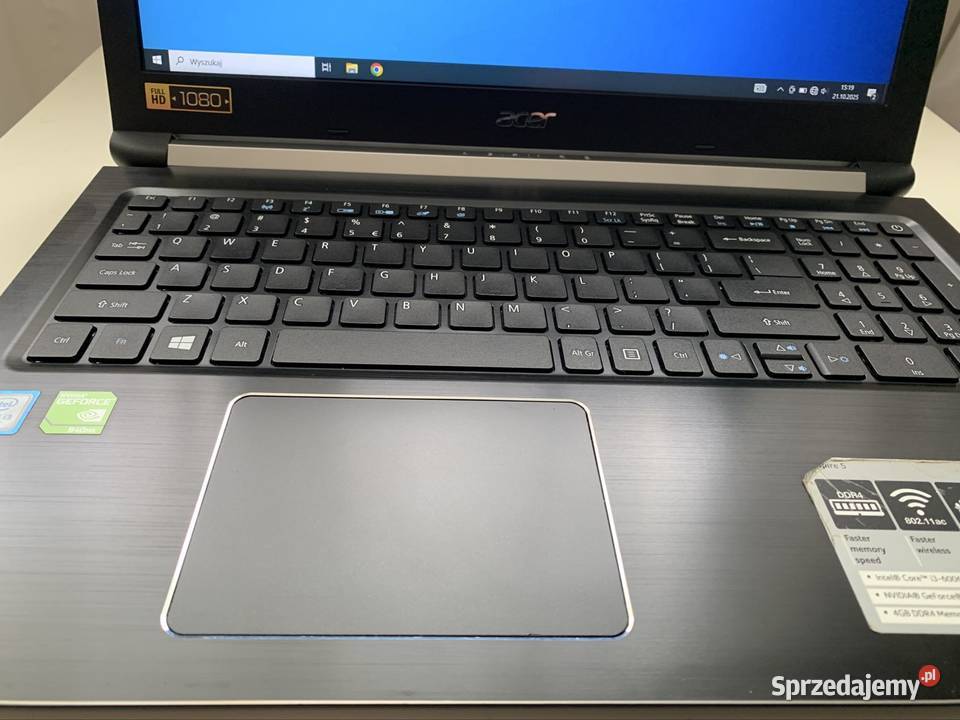 Laptop Acer Intel i3 DDR48GB Nowy dysk SSD512GB Acer Jarosław