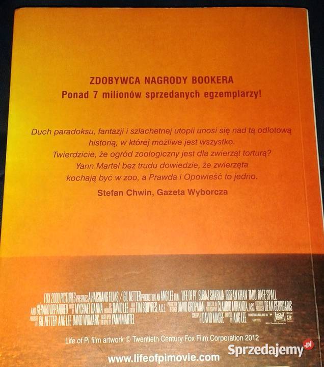 Życie Pi Yann Martel lubelskie Chełm