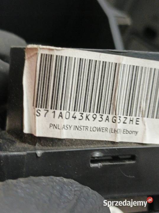SCHOWEK PRAWY PASAŻERA LEWY KIEROWCY KPL Ford