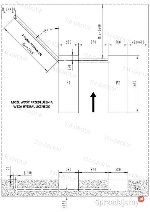 PODNOŚNIK NOŻYCOWY PODPOSADZKOWY 35 T 18 M kujawsko-pomorskie Toruń