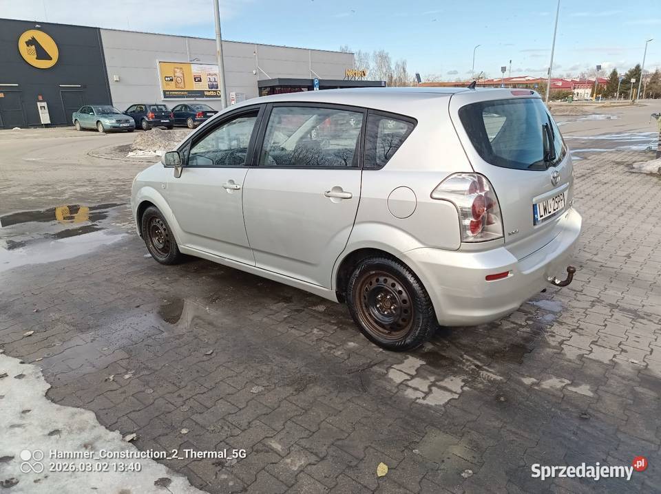 Toyota Corolla Verso 2006r 22 diesel 136 autoalarm Włodawa