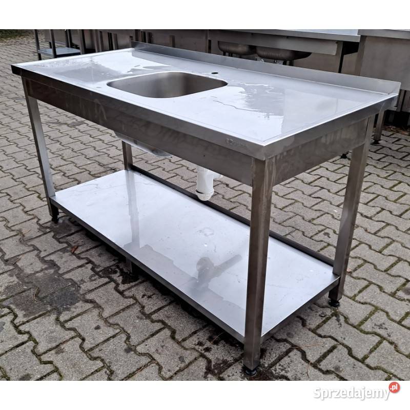 Zlew 1 Komorowy z Blatem i Półką 1557085 M408 Gastronomia Nowe Skalmierzyce