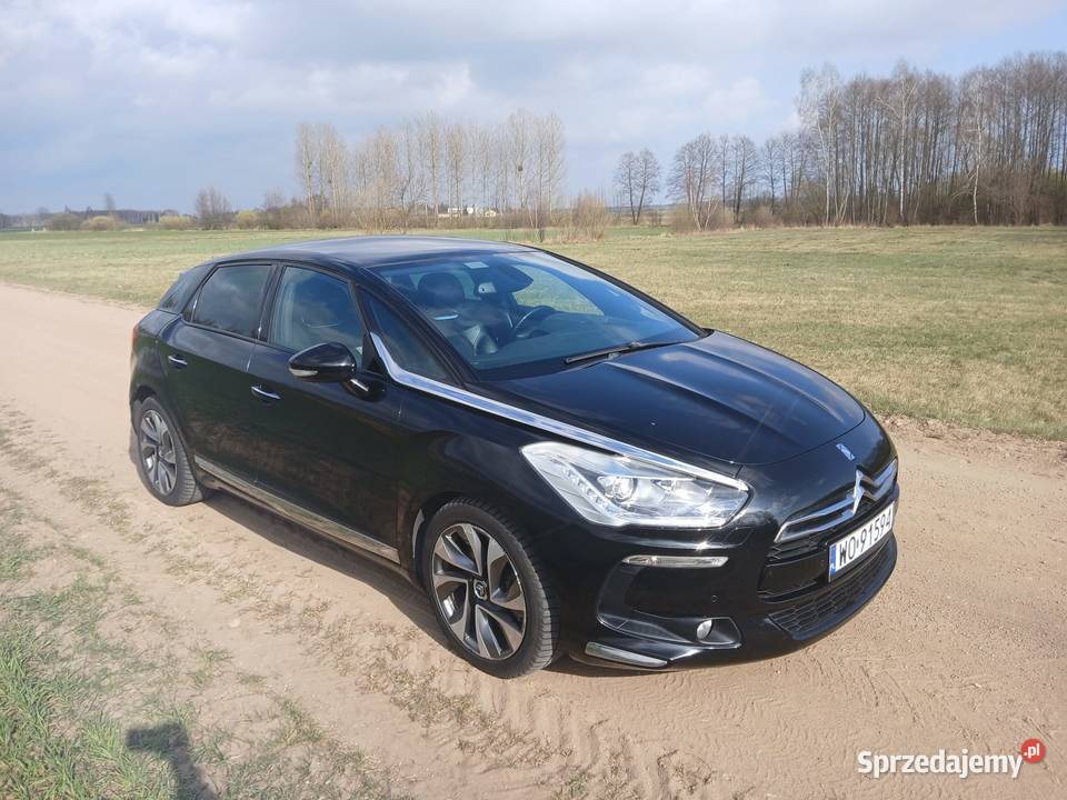 CITROEN DS5 HYBRID4 niski przebieg 30 netto światła do jazdy dziennej mazowieckie Rzekuń sprzedam