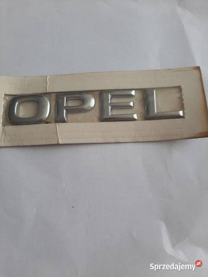 EMBLEMATZNACZEK OPEL SREBRNY lubuskie Świechocin