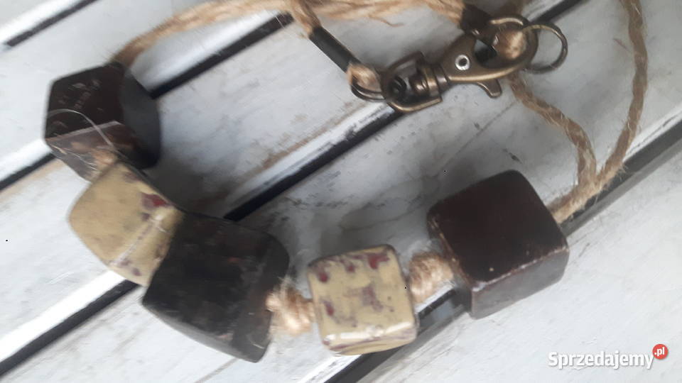 Naszyjnik ceramiczny ręcznie wykonany z gliny Otwock sprzedam
