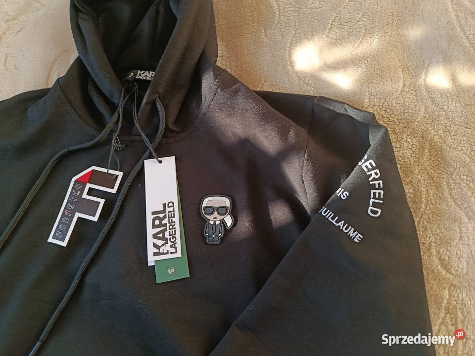Bluza bawełniana z kapturem Karla Lagerfelda Białystok sprzedam