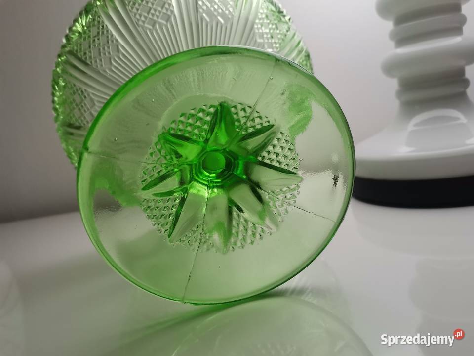 Stara zielona patera owocarka kat 320 HSG Katowice