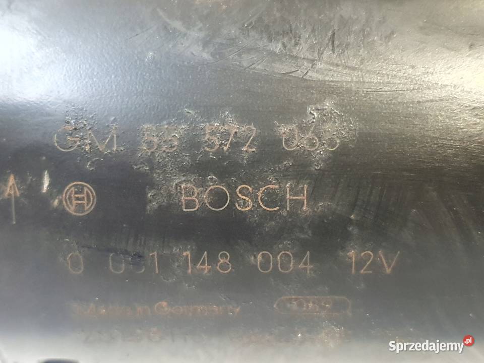 ROZRUSZNIK Opel Insignia 20 CDTI bosch Układ elektryczny silnika Układ elektryczny silnika