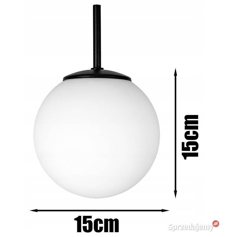 LAMPA WISZĄCA SUFITOWA potrójna KULE czarna na Choroszcz