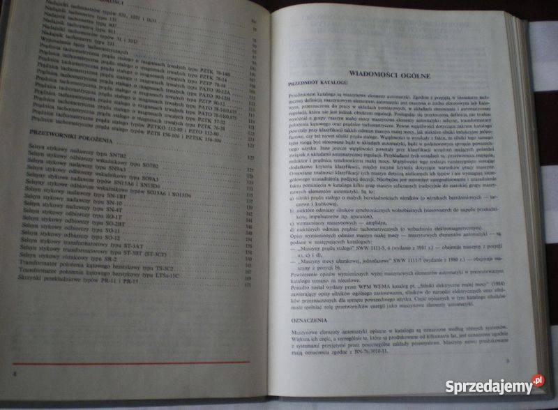 Maszynowe elementy automatyki katalog Z Życki Ostrów Wielkopolski sprzedam
