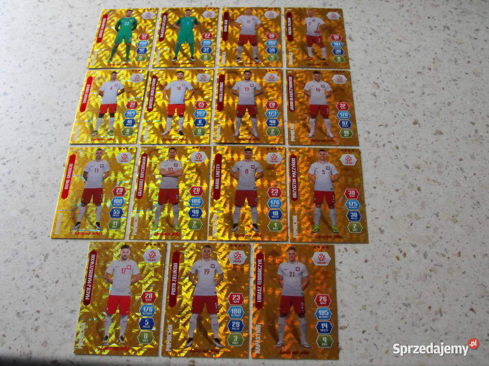 Karty piłkarskie Łączy Nas Piłka karty GOLD Częstochowa