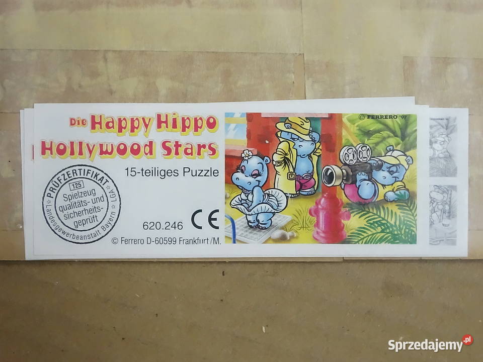 Kolekcjonerskie Puzzle Kinder Niespodzianka Biłgoraj sprzedam