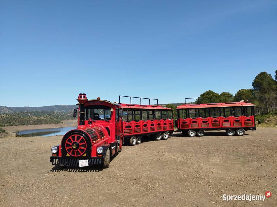 Hiszpańska kolejka turystyczna ciuchcia drogowa Wrocław