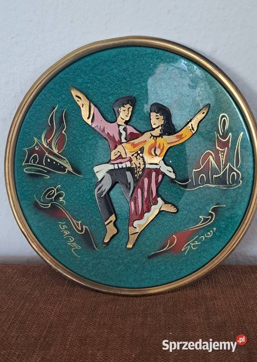 mosiężny ozdobny talerz z Izraela Pozostałe sprzedam