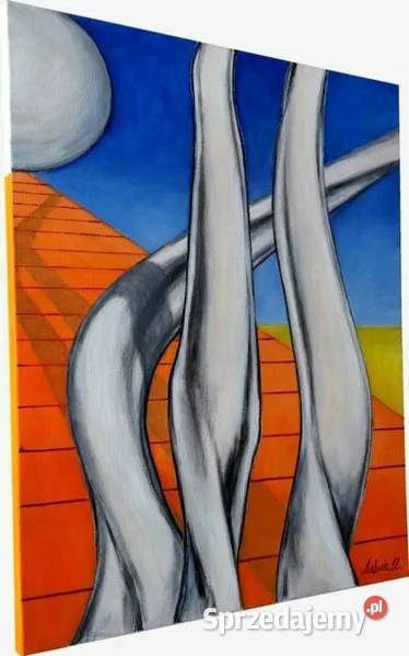 COMPOSITION 40 x 50 2017 olej na płótnie DARMOWA