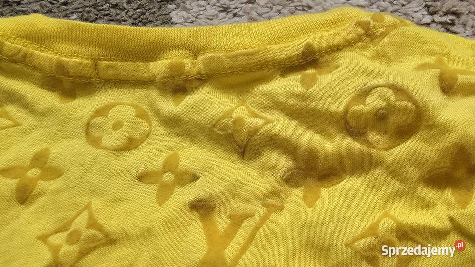 Louis Vuitton Żółty TShirt Monogram 100 Bawełna Tarnobrzeg