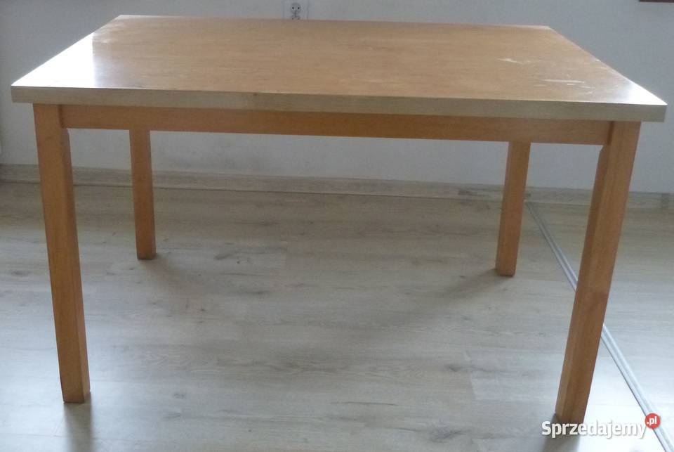 Prostokątny stół drewniany 120 x 80