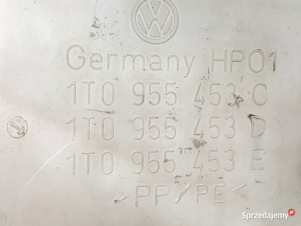 ZBIORNIK SPRYSKIWACZY VW TOURAN Minivan 0310 20 osobowe