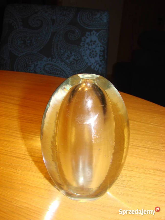 mały flakon z grubego szkła Porcelana i szkło