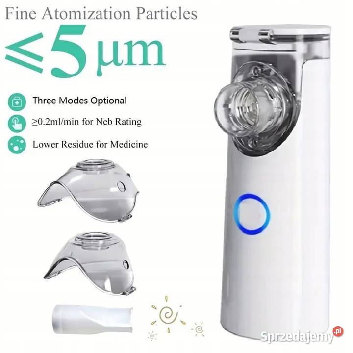 Inhalator Nebulizator Siateczkowy Przenośny Pyskowice