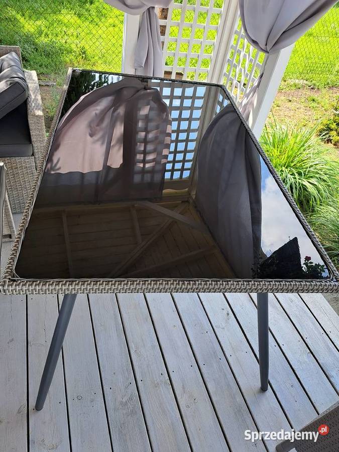 stół ogrodowy tworzywo sztuczne Ługi