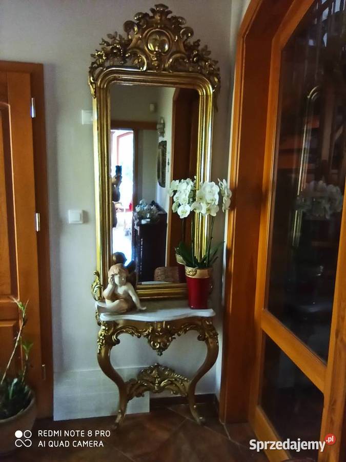 Lustro z konsolą barok Gdańsk sprzedam