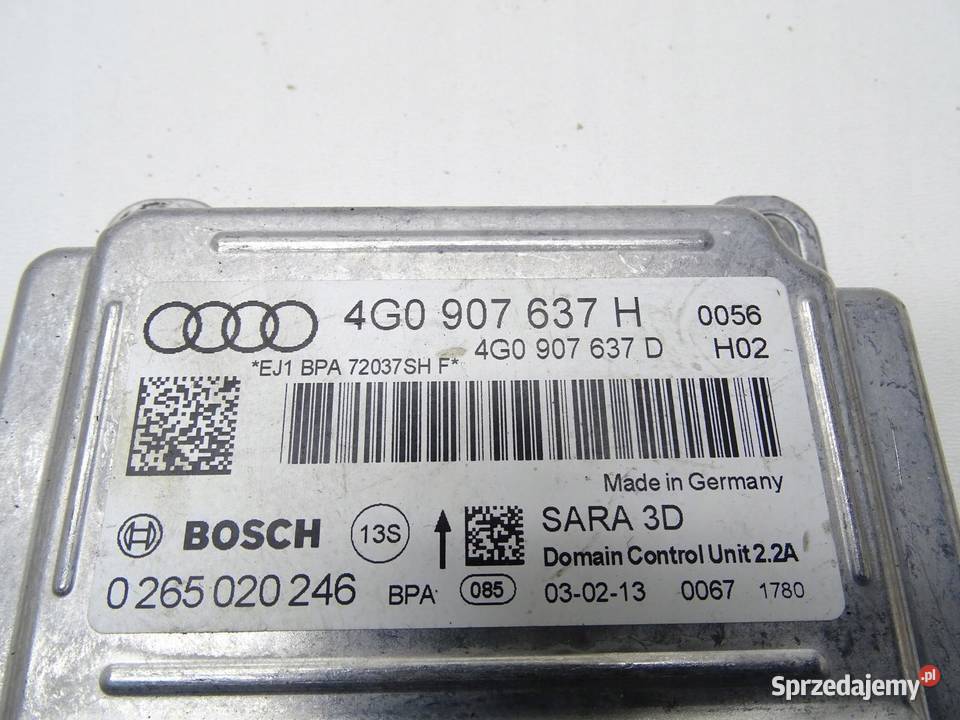 MODUŁ STEROWNIK CZUJNIK PRZYSPIESZENIA AUDI A 6 Motoryzacja