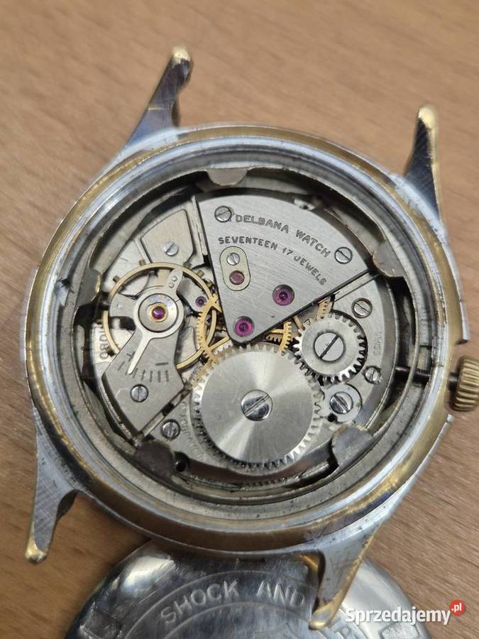 Zegarek Delbana vintage Swiss Chorzów