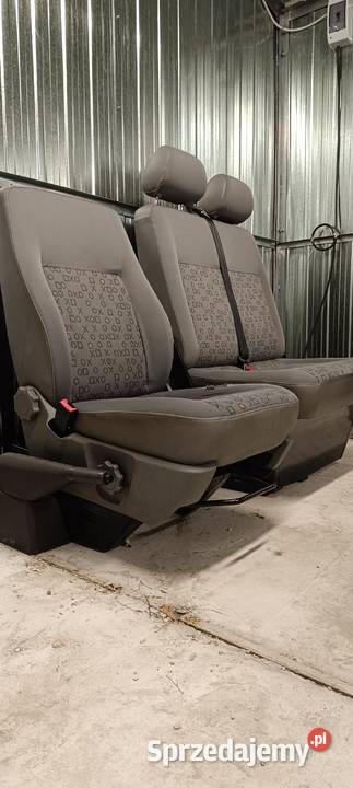 Fotel Kierowcy Volkswagen T5 T6 Wzór materiału dostawcze Busko-Zdrój