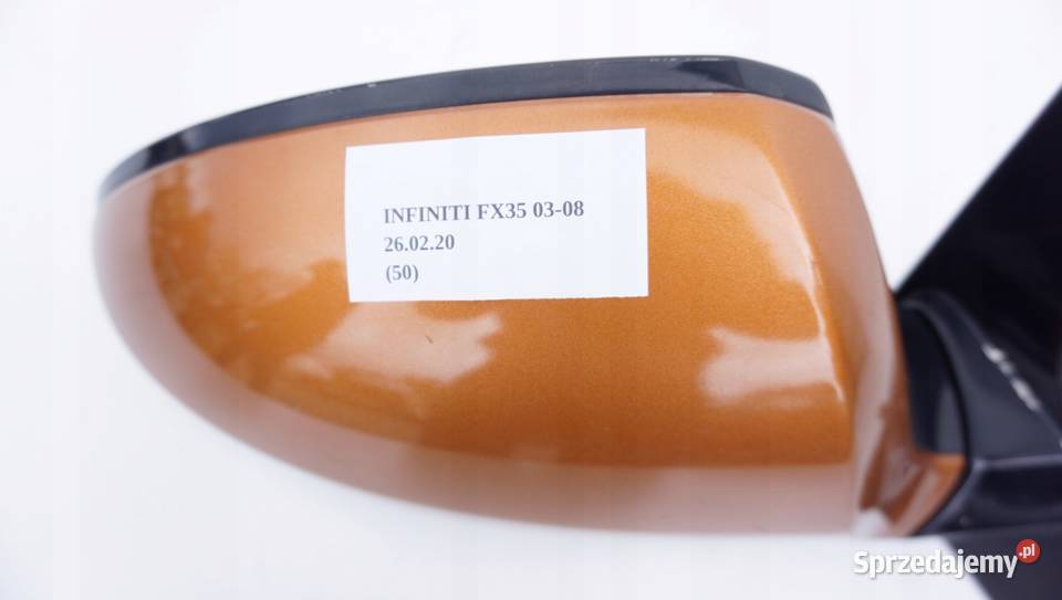 LUSTERKO PRAWE LEWE INFINITI FX35 FX45 0308 Nowy Tomyśl sprzedam
