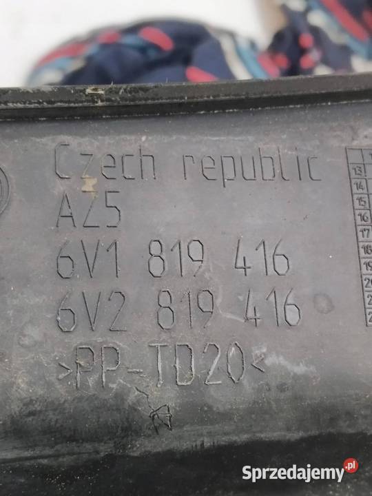 PODSZYBIE PLASTIKOWE 6V1819416 Skoda Fabia III Podszybia