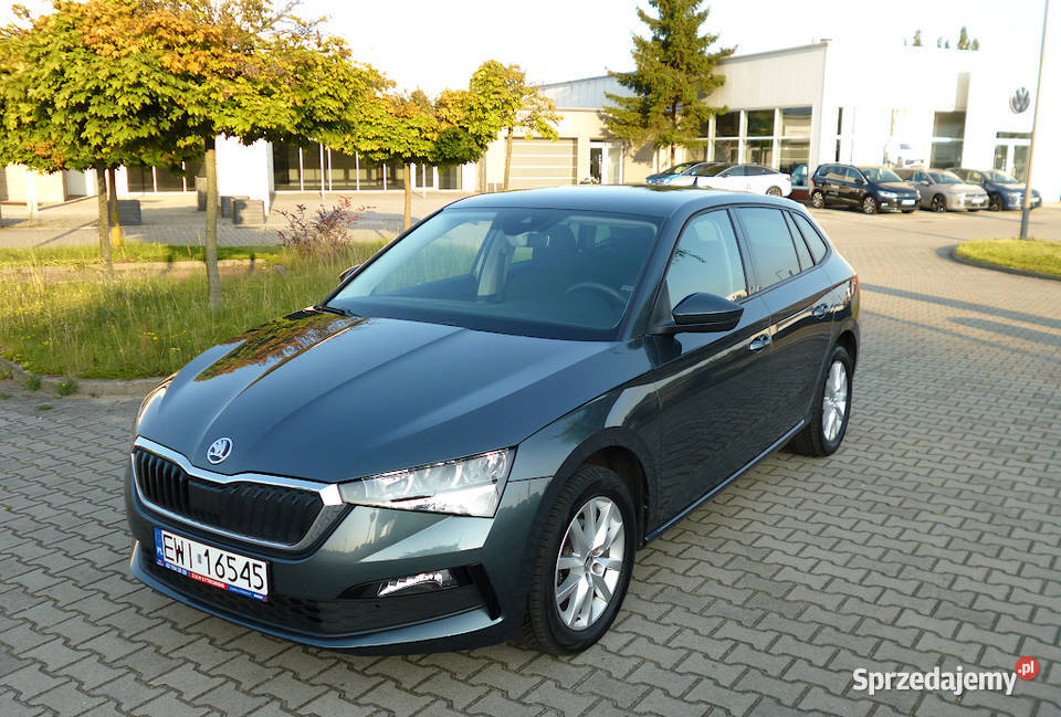 Skoda Scala 10 TSI 115 Salon Polska benzyna łódzkie Wieluń