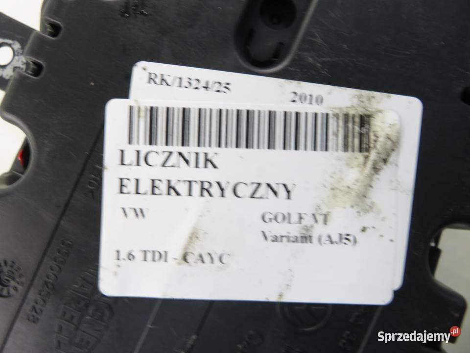 LICZNIK VW GOLF VI AJ5 16 TDI 5K0920870G sprzedam
