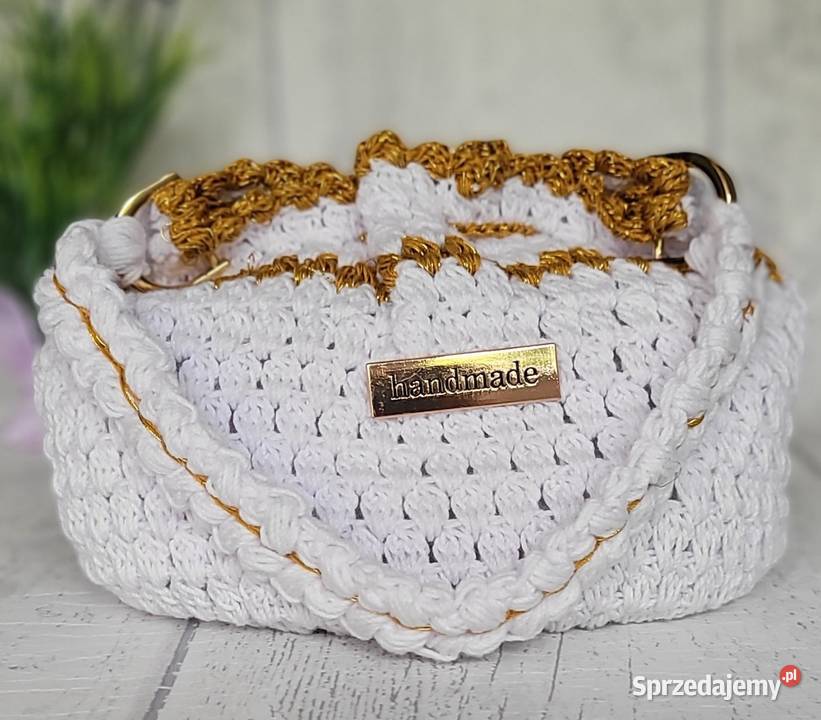 Torebka woreczek z kordonkahandmade Dla kobiet Krzywaczka sprzedam