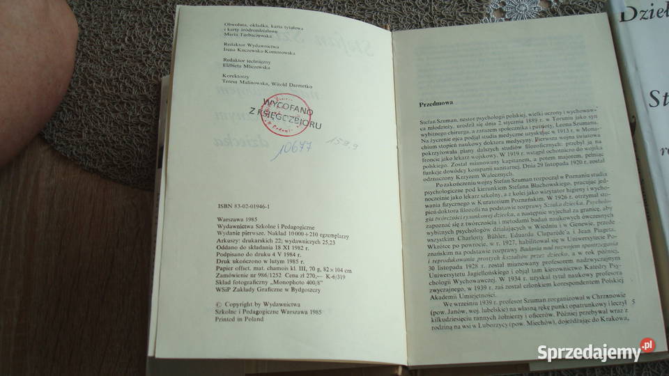 Dzieła wybrane Szuman 2 tomy js Załom