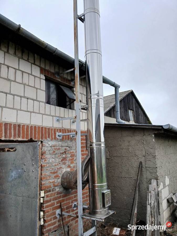 Piec 200KW z AZSO trocina drewno węgiel lubelskie Marysin