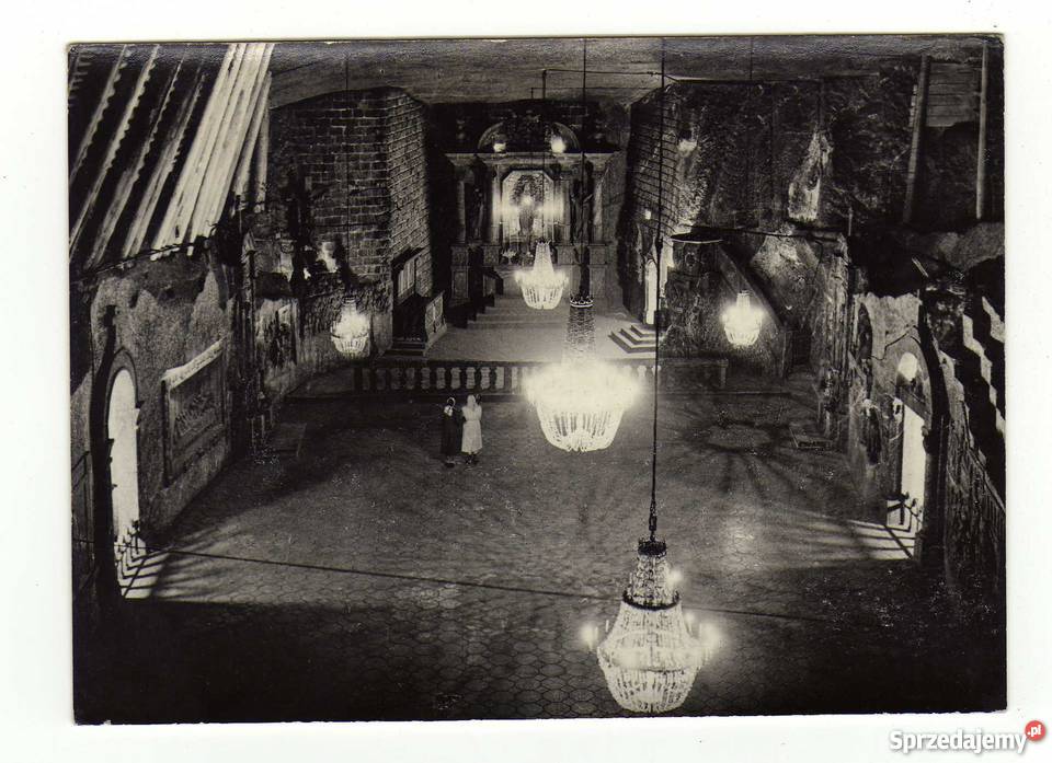 WIELICZKA POCZTÓWKA CZARNO BIAŁA Krynki