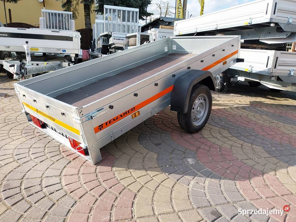 Przyczepa uchylna TEMARED 750 DMC burtowe Kielce