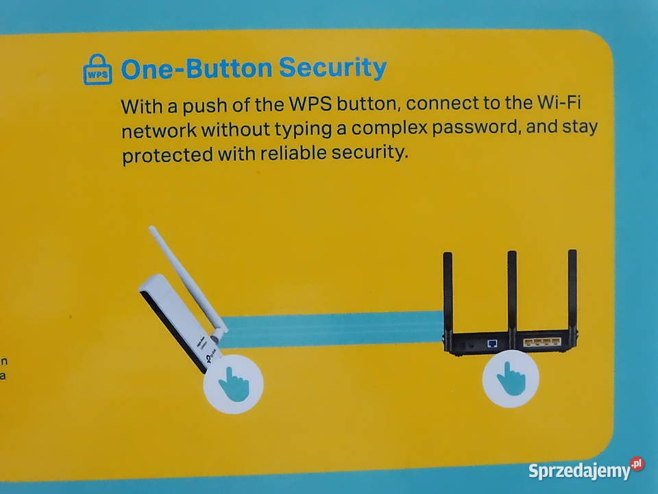 NOWA Karta Sieciowa TPLink TLWN722N 150 Mbps Biłgoraj