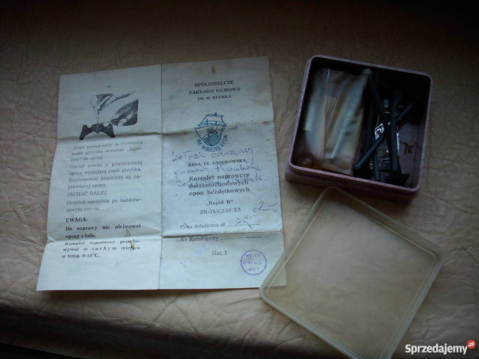 1974 Komplet napraczy kółSyrena Żuk Nysa WSK SHL Barlinek