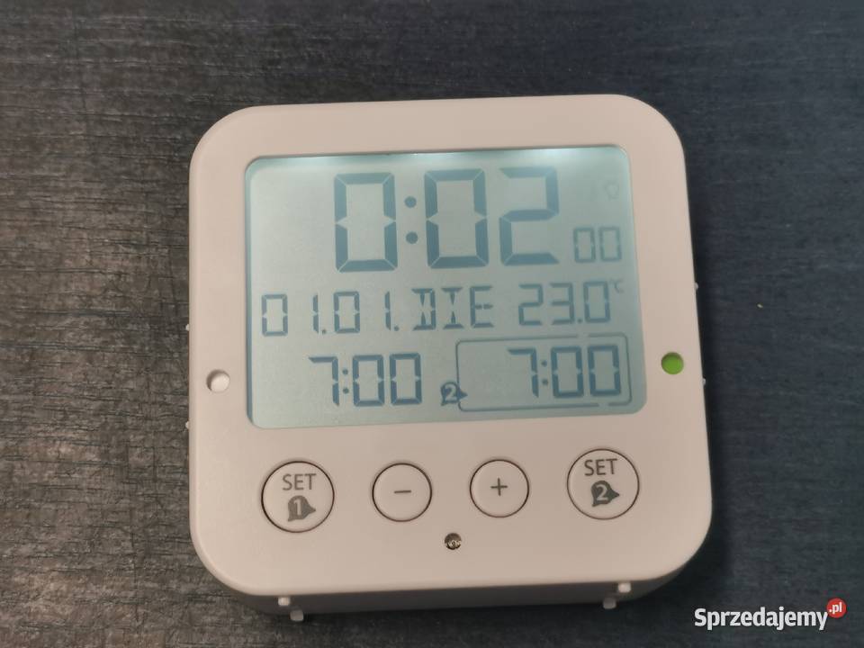 Budzik TFA Dostmann 60252802 cyfrowy Sterowany