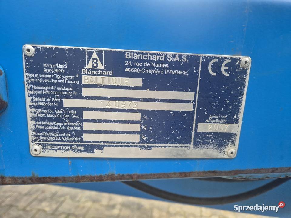 Opryskiwacz Blanchard Baltique 32 nieuszkodzony Korfantów sprzedam
